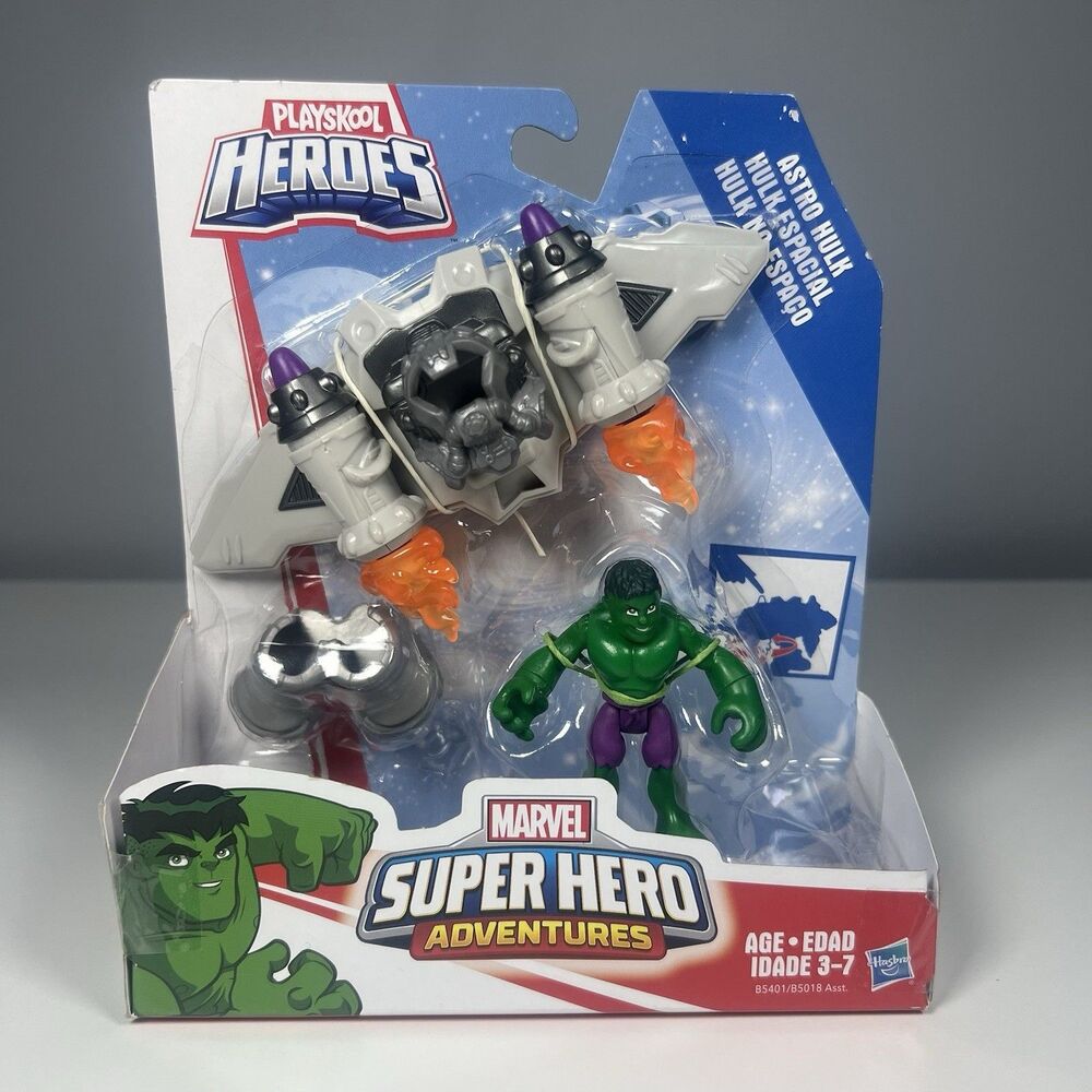 Playskool Superhero Adventure Astro Hulk Space Gear Action Figure Playset Toy 3+
